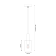MILAGRO ML1818 Lampa wisząca Arcadia Black 1xE27