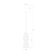 MILAGRO ML1820 Lampa wisząca SANSA 5W LED