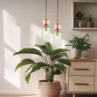 MILAGRO ML1824 Lampa wisząca MOLLY GREEN 1xE14