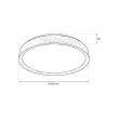 MILAGRO ML1840 Plafon ORINOKO 36W LED Ø480