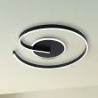 MILAGRO ML1848 Lampa sufitowa LORENZO BLACK 22W LED