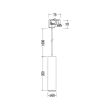 MILAGRO ML2064 Oprawa Pipe Track Zwis Czarny 1xGU10 3-obwodowy