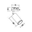 MILAGRO ML2066 Oprawa Pipe Ring Track Biały 1xGU10