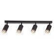 MILAGRO ML2073 Oprawa Pipe Ring Spot Czarny 4xGU10