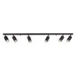 MILAGRO ML2075 Oprawa Pipe Ring Spot Czarny 6xGU10
