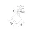 MILAGRO ML2131 Oprawa Cyklop Track Czarny 1xGx53 3-Obwodowy