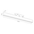 MILAGRO ML2149 Magnetic track 5mm 10W 4000K