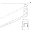 MILAGRO ML2158 Szyna natynk magnetic track 5mm 100cm
