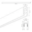 MILAGRO ML2160 Szyna natynk magnetic track 5mm 200cm