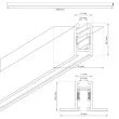 MILAGRO ML2161 Szyna podtynk magnetic track 5mm 100cm