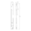 MILAGRO ML2170 Łącznik narożny magnetic track 5mm