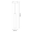 MILAGRO ML2207 Slim Magnetic Track Czarny Pendant 6W LED Tuya CCT