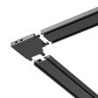 MILAGRO ML2217 Slim Magnetic Track Czarny Łącznik Szyn L