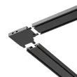 MILAGRO ML2217 Slim Magnetic Track Czarny Łącznik Szyn L