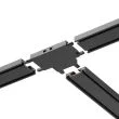 MILAGRO ML2219 Slim Magnetic Track Czarny Łącznik Szyn T