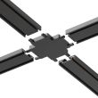 MILAGRO ML2221 Slim Magnetic Track Czarny Łącznik Szyn +