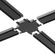 MILAGRO ML2221 Slim Magnetic Track Czarny Łącznik Szyn +