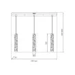 MILAGRO ML2246 Lampa wisząca LAGOS 24W LED