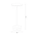 MILAGRO ML2269 Lampka nocna TAVOLO Black