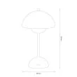 MILAGRO ML2270 Lampka nocna COSTA White