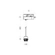 MILAGRO ML2279 Zawiesie Hang Track Biały 1xE27