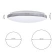 MILAGRO 262 LAMPA SUFITOWA SIENA 30W LED
