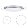 MILAGRO 262 LAMPA SUFITOWA SIENA 30W LED