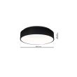 MILAGRO ML3832 Plafon OHIO BLACK 40W LED 3000K-4000K
