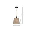 MILAGRO ML5554 Lampa wisząca RIO 1xE27