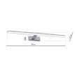 MILAGRO ML5722 Kinkiet SPLASH CHROME 80cm 16W LED