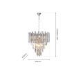 MILAGRO ML5991 Żyrandol MADISON CHROME 9xE14