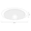 MILAGRO ML6409 Plafon SONIC 24W LED Ø400 mm