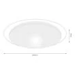 MILAGRO ML6410 Plafon SONIC 35W LED Ø450 mm