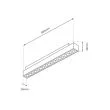 MILAGRO ML8124 Magnetic track 20mm 24W 4000K L600mm