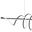 MILAGRO ML8608 LAMPA WISZĄCA TWIST BLACK 90W LED