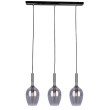 MILAGRO ML8814 Lampa wisząca LUGANO SMOKED 3xE14
