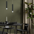 MILAGRO ML8877 Lampa wisząca TUBI BLACK 1xGU10
