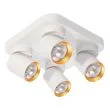 MILAGRO ML9940 Lampa Sufitowa Andy 4xGU10 Kwadrat biały+złoty