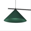 MILAGRO MLP1529 Lampa wisząca CAPITAL BLACK/GREEN 2XGX53