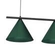 MILAGRO MLP1530 Lampa wisząca CAPITAL BLACK GREEN 3XGX53