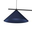 MILAGRO MLP1531 Lampa wisząca CAPITAL BLACK/NAVY BLUE 2XGX53