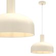 MILAGRO MLP1554 Lampa wisząca VISBY KREMOWA 1xE27