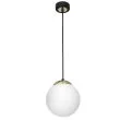 MILAGRO MLP6495 Lampa wisząca SPARTA BLACK / GOLD 1xE27