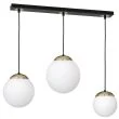 MILAGRO MLP6500 Lampa wisząca SPARTA BLACK / GOLD 3xE14