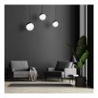 MILAGRO MLP7237 Lampa wisząca SFERA BLACK 3xE14