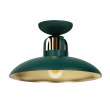 MILAGRO MLP7708 Lampa sufitowa FELIX GREEN/GOLD 1xE27