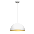 MILAGRO MLP7897 Lampa wisząca Beta 1xE27 35cm Biały/Złoty