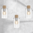 MILAGRO MLP8555 Lampa wisząca MADERA 3xE27