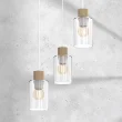MILAGRO MLP8555 Lampa wisząca MADERA 3xE27