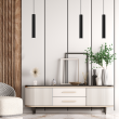 MILAGRO MLP8791 Lampa wisząca HUDSON BLACK 1xGU10